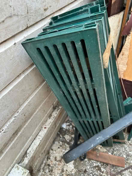 Photo of free 6 green shelve for indoor or outdoor (Upper Luton ME5) #1