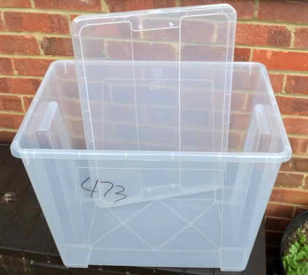 Photo of free Ikea Samla Transparent Crate (Easthampstead Road RG40) #1