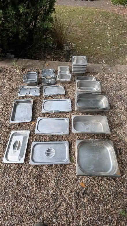 Photo of free School kitchen food dishes and lids (Rainham ME8) #1