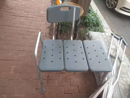 Photo of free Transfer chair, crutches, rug, etc (Foggy Bottom) #1