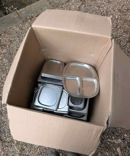 Photo of free School kitchen food dishes and lids (Rainham ME8) #2