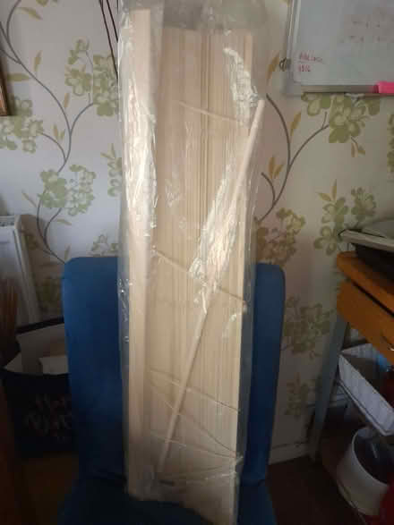 Photo of free Pvc wood effect venetian blind in cream (Woodgate B32) #1