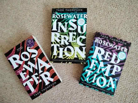 Photo of free Rosewater trilogy by Tade Thompson (Allerton L18) #1
