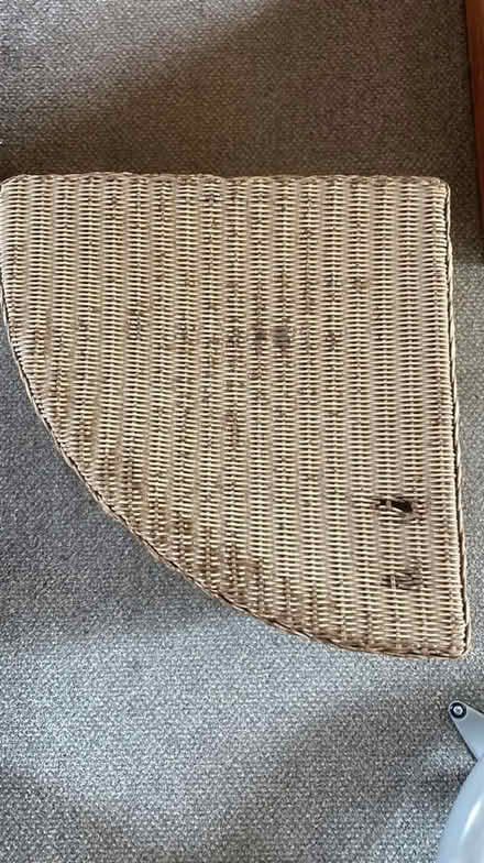 Photo of free Lloyd Loom linen basket (Bugbrooke) #2