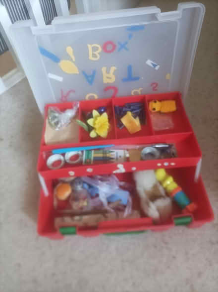 Photo of free Children's art box (Coulsdon CR5) #2
