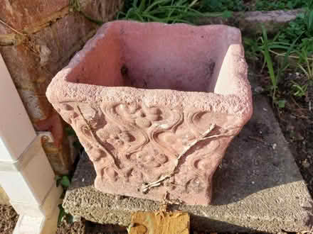 Photo of free 2 concrete plant pots (Po7) #1