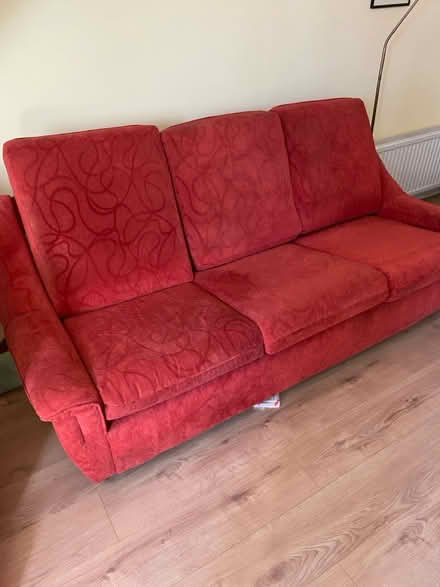 Photo of free Couch and two armchairs (Dalkey) #1