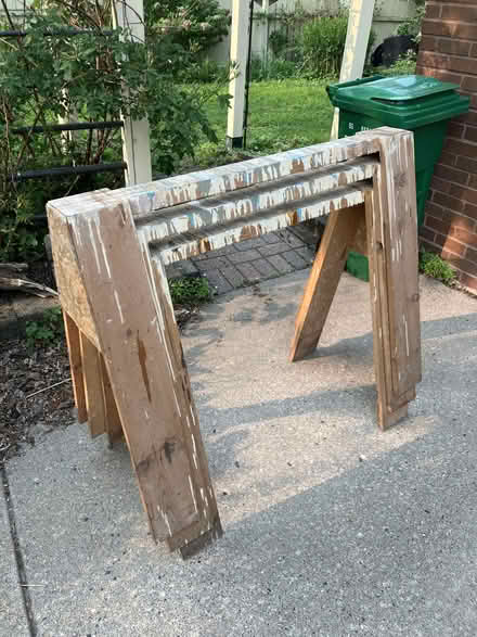 Photo of free Wooden saw horses (SW minneapolis) #1