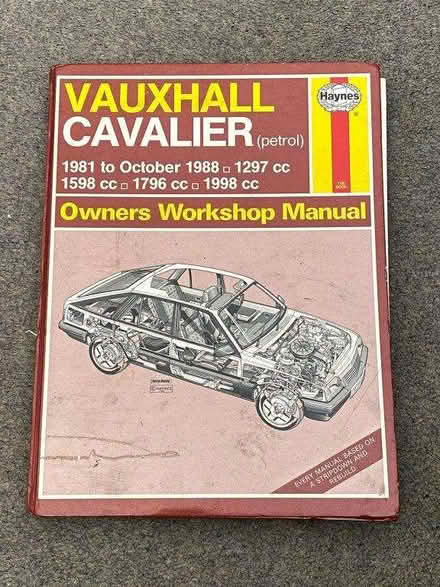 Photo of free Haynes Manual - Vauxhall Cavalier (Hassocks BN6) #1