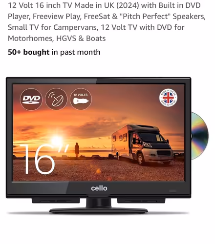 Photo of 12v tv with built in DVD player (TN2) #1