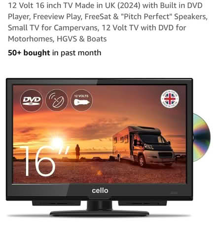 Photo of 12v tv with built in DVD player (TN2) #1