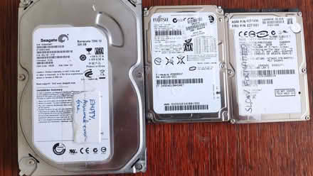 Photo of free Used SATA hard drives - 3.5in of 320GB, 2.5in (80 and 160GB) (Woodlands TW7) #2