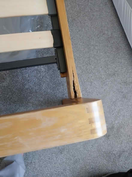 Photo of free Double bed frame (Sandfields Port Talbot SA12) #2