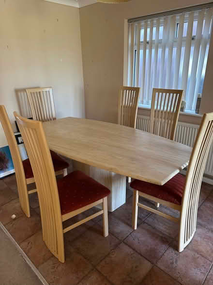 Photo of free Dining Table & 6 Chairs (East Tilbury RM18) #4