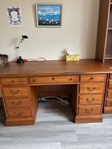 Photo of free large wooden desk (Rockville, by Congressional) #1