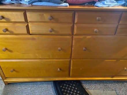 Photo of free Dresser, chest drawers, desk chair (Pike creek area) #1