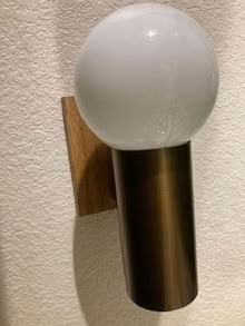 Photo of free 2 lights with glass globes (Haller Lake) #1