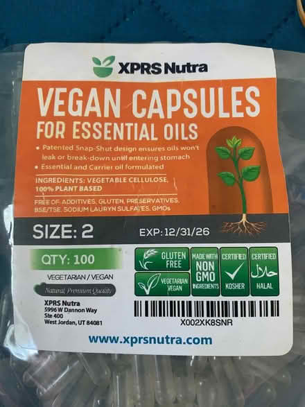 Photo of free Capsules for essential oils (Emeryville) #1