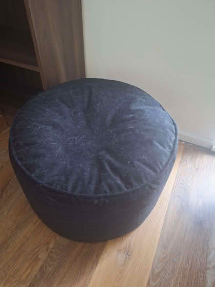 Photo of free Black poufee/ footstool (Odd Down) #1