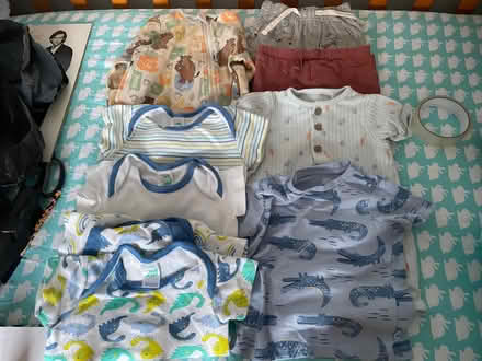 Photo of free Bag of baby boys clothes 3 to 6 months (Thringstone LE67) #1