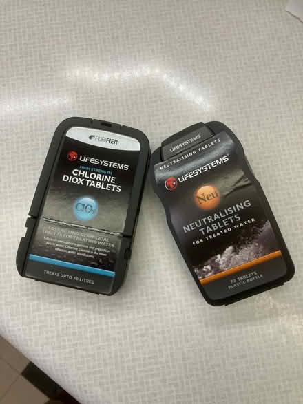 Photo of free Water treatment tablets (OX4 Temple Cowley Oxford) #1