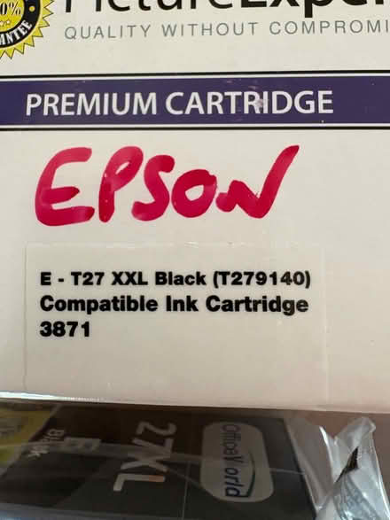 Photo of free printer ink. new (WF12 Chickenley / Dewsbury.) #3