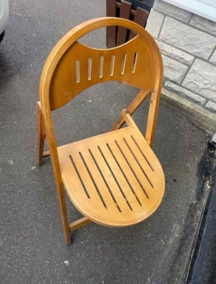 Photo of free Wooden folding chair (BH9) #2