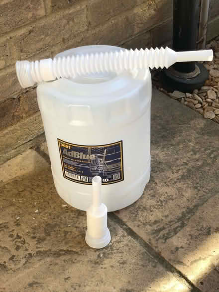 Photo of free 10 litre plastic container with flexible spout (Beckley OX3) #1