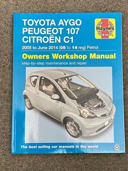 Photo of free Haynes manual - Aygo, 107 & C1 (Hassocks BN6) #1