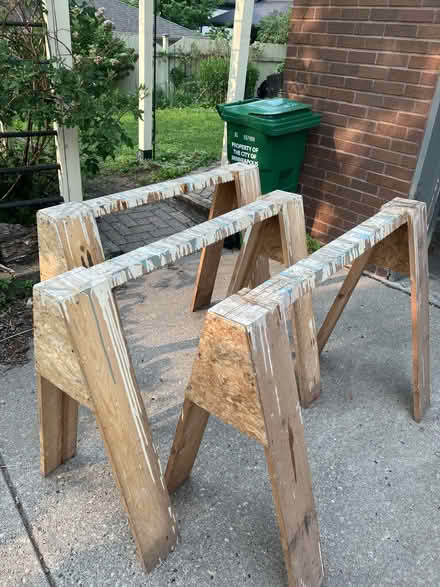 Photo of free Wooden saw horses (SW minneapolis) #2