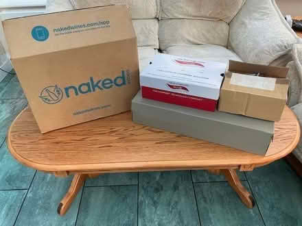 Photo of free 4 x empty cardboard boxes (Cheadle) (Cheadle Hulme SK8) #1