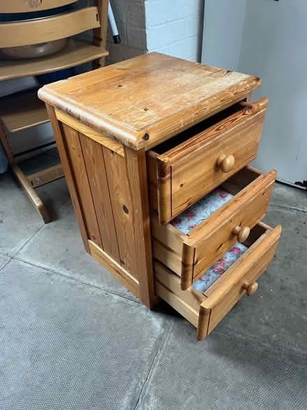 Photo of free Bedside drawers (Barnard's Green WR14) #2