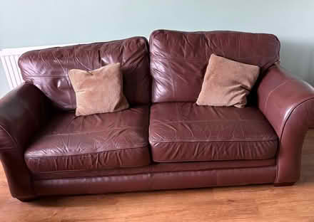 Photo of free 2 leather DFS sofas (Bramhall SK7) #1