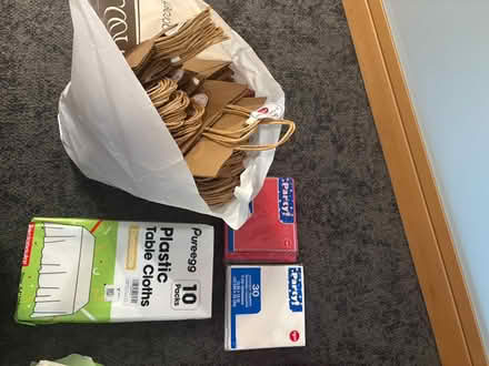 Photo of free napkins, table cloths and gift bags (Allston) #1