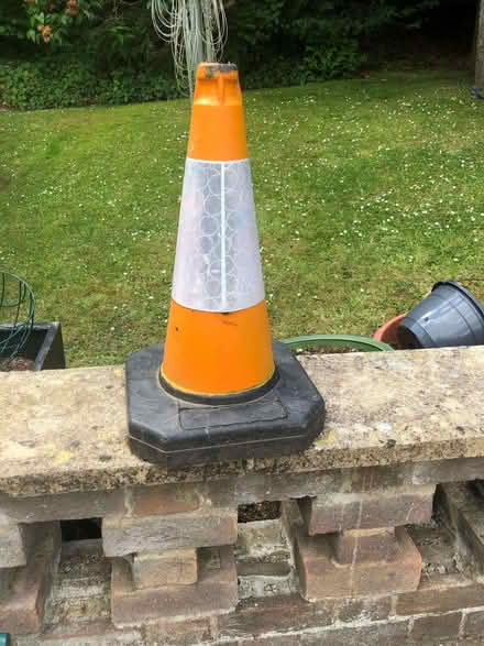 Photo of free Reflective Traffic Cone (50 cms / 20" high) (Wood Farm OX3) #1