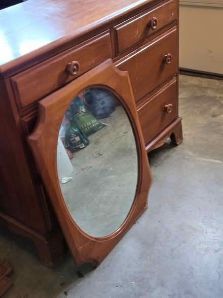 Photo of free Wood 4 drawer Dresser (North Laurel) #2