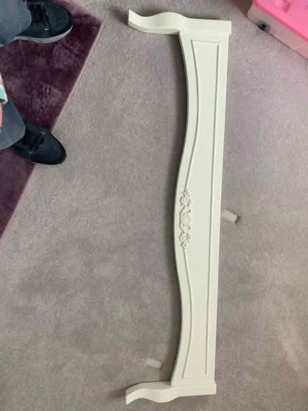 Photo of free White wooden double bed frame (Hoddesdon, EN11) #3