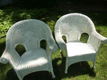 Photo of free 2 wicker chairs (North Plainfield) #1