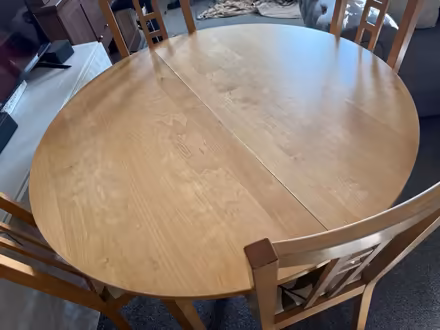 Photo of free Solid Wooden Dining Table Set (Grays (RM17)) #2