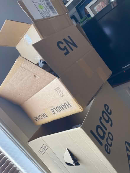 Photo of Boxes for moving. Any bubble or packaging. (Hanover BN2) #1