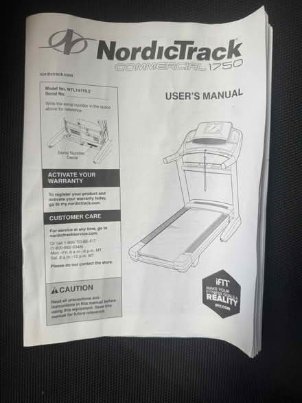 Photo of free Nordic Trac Treadmill (Accord, NY) #4