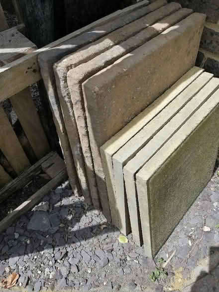 Photo of free 8 paving slabs (Willingdon BN20) #1