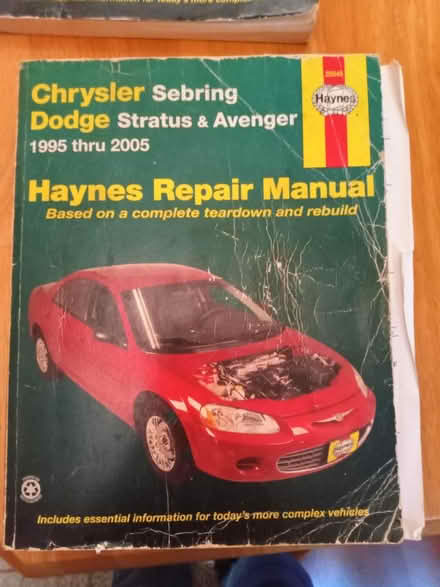 Photo of free 1995-2005 Sebring Repair manual (Mt Rainier MD) #1