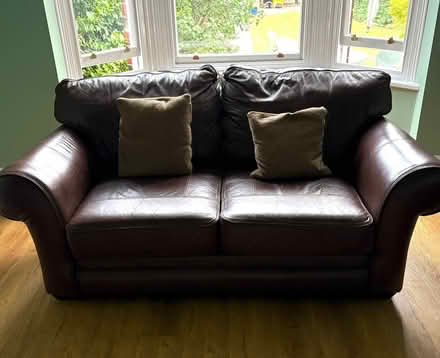 Photo of free 2 leather DFS sofas (Bramhall SK7) #2
