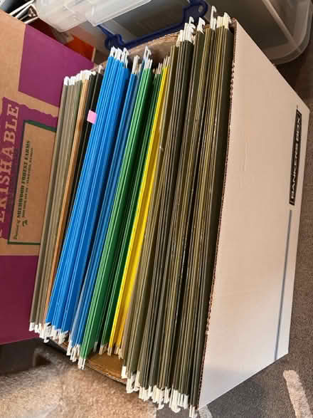 Photo of free Legal size hanging folders (Just north of Old Scottsdale) #2