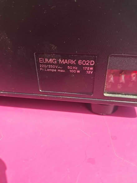 Photo of free Eumig 602D cine film projector (Bedhampton PO9) #4