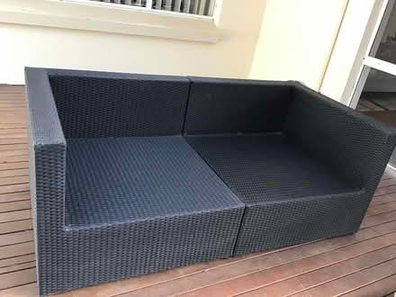Photo of free Two seater outdoor sofa (Hillarys side) #3