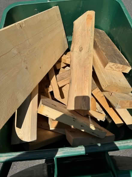 Photo of free wood scraps and waste bin (north harvard. near rt 2) #3