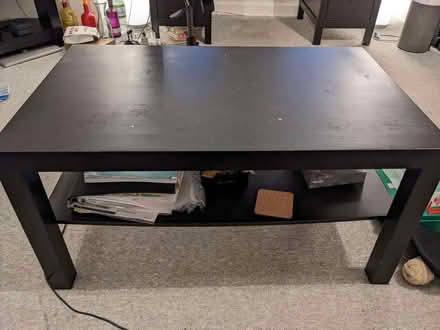 Photo of free Black IKEA coffee table (Godmanchester Eastside Common PE28) #1