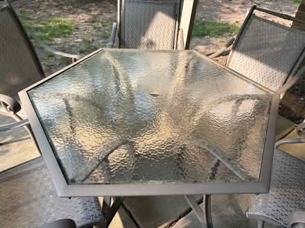 Photo of free Hexagonal outdoor table (Red Top and Riva Ridge) #1